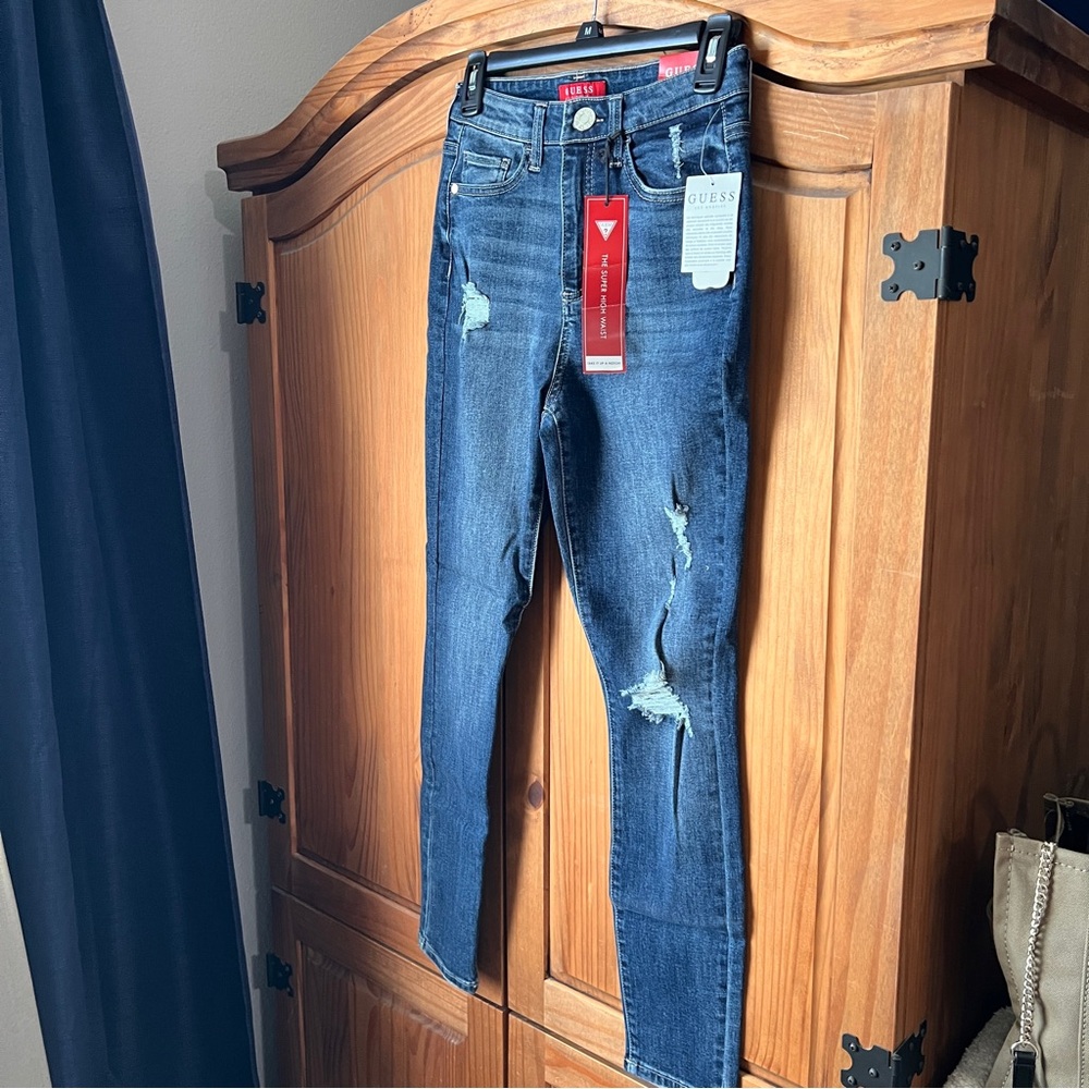 Guess Skinny Ripped Jeans